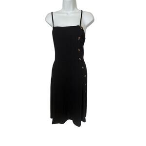 VintageLLiyinxi Black Summer Dress with Adjustable Cami Straps  l​